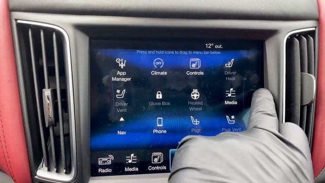 Maserati Levante 2018 air suspension lock (tyre change mode) смотреть онлайн