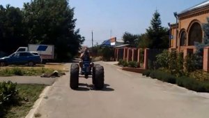 Вездеход, мини трактор из мотоблока Нева "Синий Кабан" 5