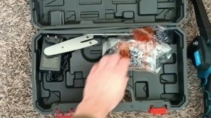 Аккумуляторная цепная мини пила flinke на базе шуруповерта