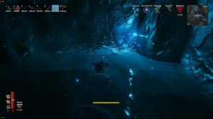Valheim - нашел подземное озеро в ледяных пещерах (рыба Тетра)