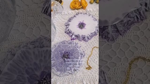Как влияет вязкость смолы на узор! Мк на boosty! #аннакохан