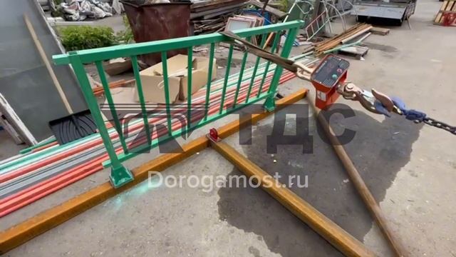 Перильное ограждение ТДС. Испытания на горизонтальную нагрузку. ПО