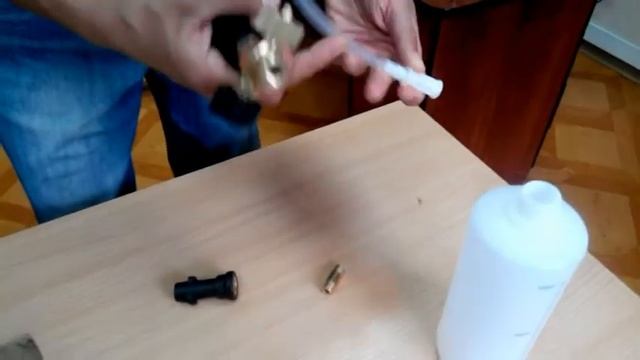 ? Пенная насадка Karcher с латунными деталями от AliExpress. смотреть онлайн
