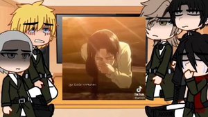 aot reacts to eren Aot react(gacha club reaction video)