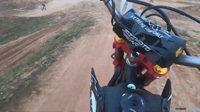 Минимотокросс на питбайках. Взяли первое место смотреть онлайн