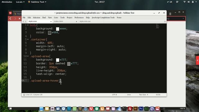 Fazendo upload de arquivos com Drag and Drop - Aula 1 de 2 смотреть онлайн