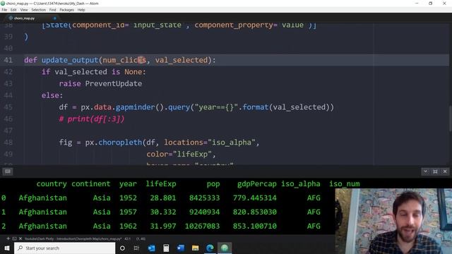 Choropleth Map (Submit Button) - Python Dash Plotly