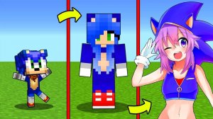 КАК МЕНЯЛАСЬ ДЕВУШКА СОНИК ИКС МУТАНТ И ЕЕ ЖИЗНЕННЫЙ ЦИКЛ В МАЙНКРАФТ! ЭВОЛЮЦИЯ MINECRAFT SONIC X