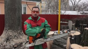 Работа с бензопилой. Техника безопасности - Обслуживание бензопилы. Часть 10