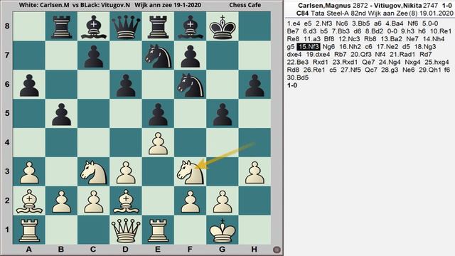 Chess Battle Royale: Carlsen vs Vitugov | Ruy Lopez | Wijk aan Zee 2020