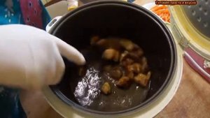ПЛОВ В МУЛЬТИВАРКЕ СО СВИНИНОЙ/PILAF IN MULTIVARKA WITH PORK