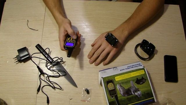 Электронный ошейник для собак с Aliexpress. Распаковка и обзор.