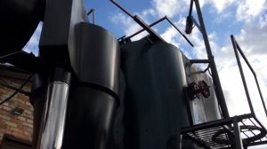 Газогенератор ЕкоЕнергія та робота ел.станції 100кВт ЯМЗ 238 на пиролізному газу.