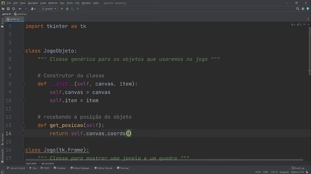 302 - Criando um objeto genérico com canvas do tkinter para utilizar no nosso jogo Python смотреть онлайн