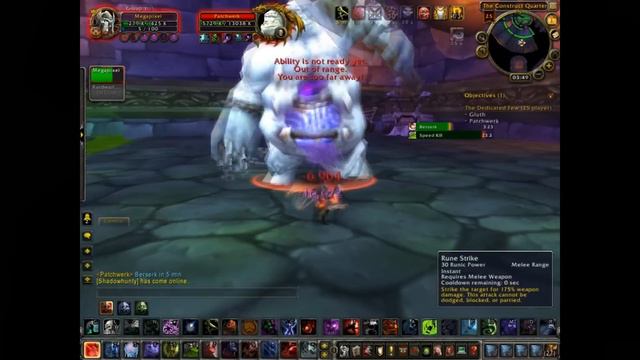 DK solo patchwerk 25 (level 90, 5.0.5) смотреть онлайн