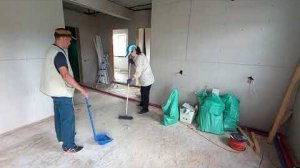 Устраняем последствия работы с гипсокартоном