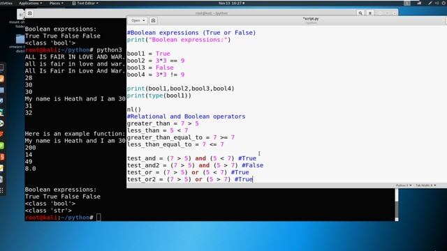 7. Releational and Boolean Operators смотреть онлайн