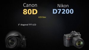 Canon 80d vs Nikon D7200 best aps-c DSLR cameras