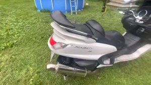 Yamaha majestic 400 звук мотора, выхлопа