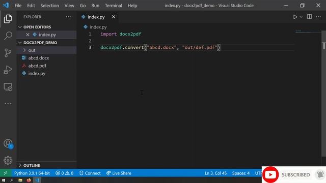 Convert word files to pdf files in bulk with python docx2pdf смотреть онлайн