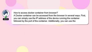 How to access docker container from browser?