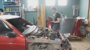 ВАЗ 2170 /ЛАДА Приора вклейка стекла одним человеком