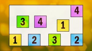 Соедини цифры 1 с 1, 2 с 2, 3 с 3, 4 c 4 не пересекая линий