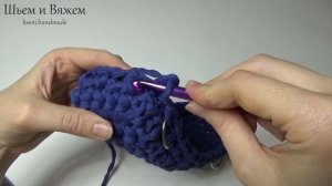 Сумка - Рюкзак трансформер из трикотажной пряжи. Crochet Bag transformer of T Shirt yarn Tutorial