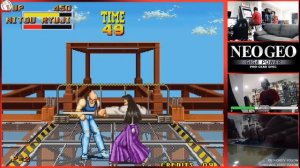 Burning Fight Neogeo Full Walkthrough #Live Replay