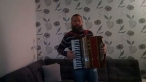 игра на аккордеоне. "Белый танец." "White dance."