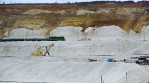 Добыча мела в карьере