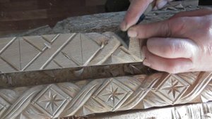 Резьба по дереву  Плетенка 3