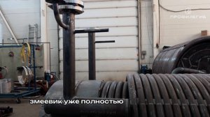 ПРОФИЛЕГИБ | ЗМЕЕВИК ДЛЯ ТЕРМОМАСЛЯНОГО КОТЛА | ДВУХКОНТУРНЫЙ | ДИАМЕТР ТРУБЫ 50 ММ | ГИБКА ПРОФИЛЕЙ