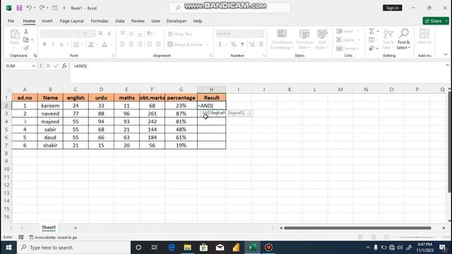 How to use IF, And, OR logical functions| step by step tutorial #excel #exceltricks #exceltutorial