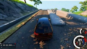 САМЫЙ ОПАСНЫЙ СПУСК БЕЗ ТОРМОЗОВ - Beamng Drive