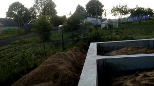 Фундамент под баню 6 х 6 м .