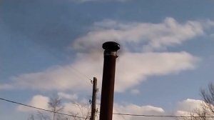 Пробуем топить печку в теплице на отработке