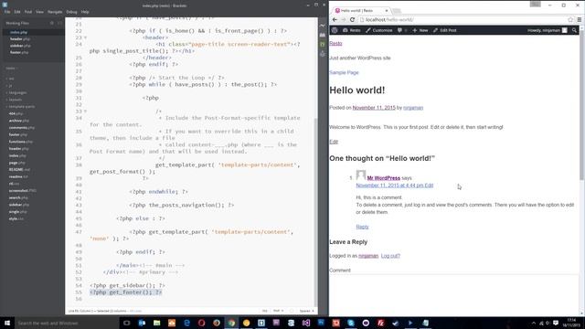 PSD to WordPress Tutorial #14 - The Theme Files смотреть онлайн