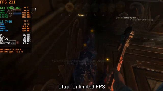 BioShock Remastered | GTX 1060 3GB + i5 7400 | Benchmark смотреть онлайн