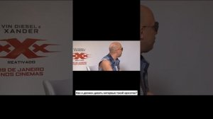 Самое странное интервью Вина Дизеля, где он не перестает признаваться в любви репортерше