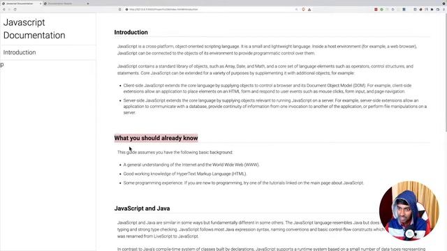 #8 Javascript Documentation Website    | HTML CSS 10 Practice Projects for Beginners | 2023 | Hindi
