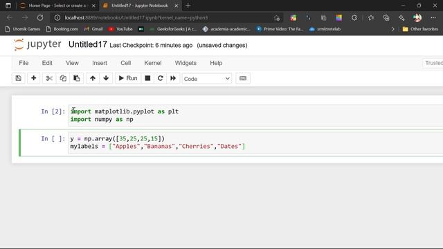 Python Matplotlib Tutorial | How to draw Pie Chart in python | Step by Step for Beginners