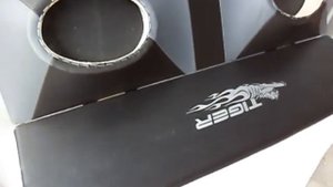 Задняя полка ВАЗ 2108 - 2109 под овальные динамики серая