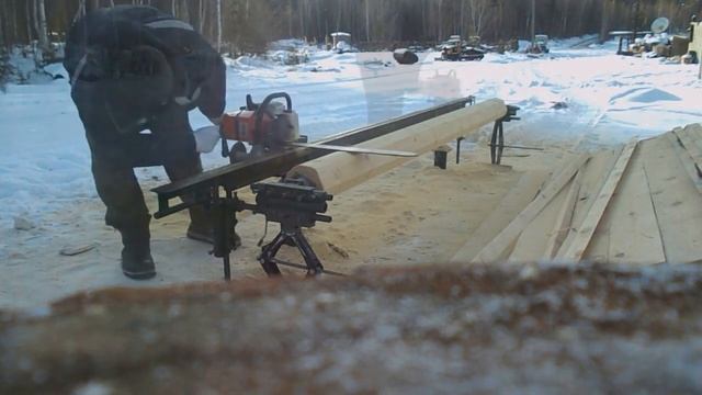 Амортизация бревна по сибирски. Логосоль Теря своими руками.Часть 2. смотреть онлайн