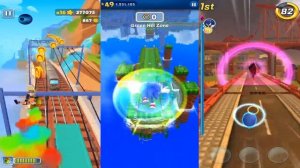 Sonic Dash vs Sonic Forces - Original Sonic vs All Bosses Zazz Eggman vs Naruto in Subway Surfers