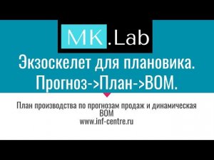 Odoo. Планирование спроса. План на производство по прогнозу. Доклад на UDM