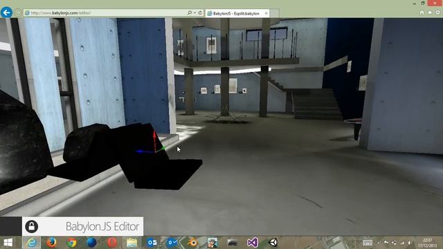 BabylonJS Editor with drag'n'drop support смотреть онлайн