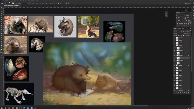 Бесплатный урок по рисованию зверьков от Кати Караи смотреть онлайн