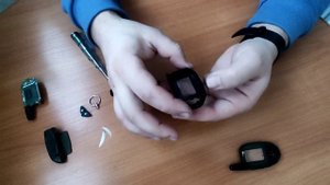 замена корпуса брелока sheriff zx-925/915/900/1055/5btx1050lcd