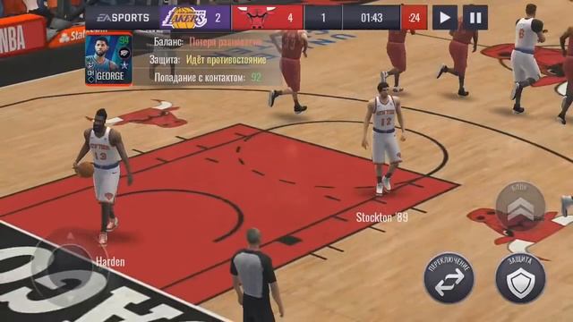 Прохождение Игры NBA Live Mobile #74 Птичка 98!!! смотреть онлайн